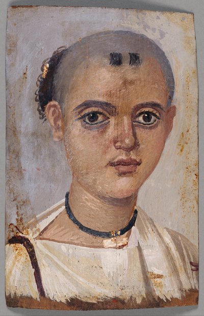 Mummy Portrait of a Boy by Unbekannt Unbekannt